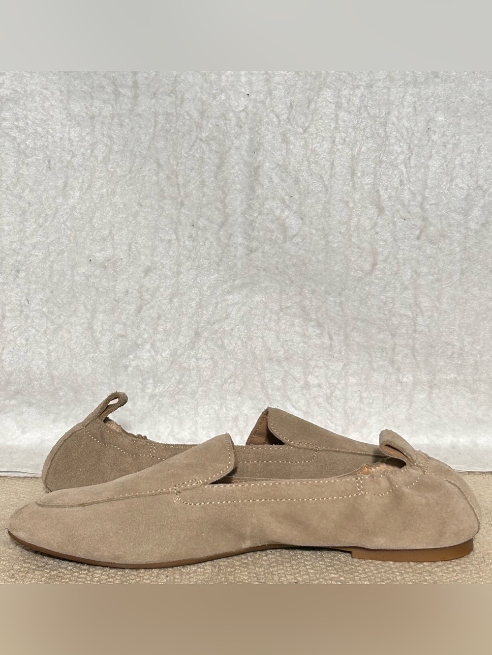 Lucky Brand Womens MyLyndia Tan Suede Bendable Casual SlipOn Loafer Shoes SZ 7M - Picture 7 of 11